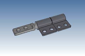 Small friction hinge